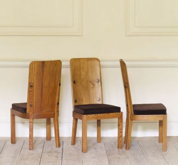 High Back 'Lovö' Chairs by Axel Einar Hjorth