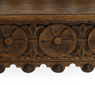 Gothic Revival Oak Sideboard