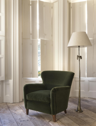 Mohair Velvet in Glade