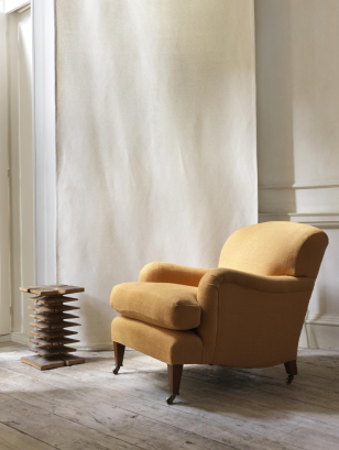 Textured Linen in Amber