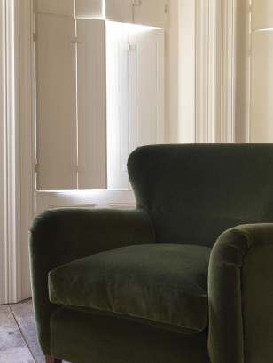 Mohair Velvet in Glade