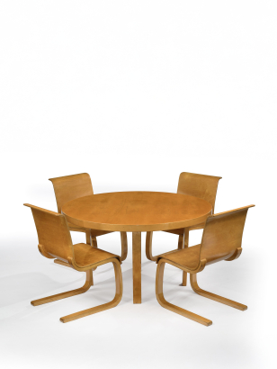 Early Plywood Dining Suite