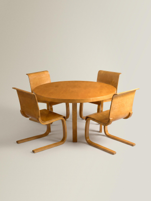 Early Plywood Dining Suite