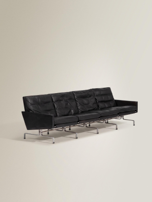Rare Four Seater PK31/4 Sofa Designed 1958