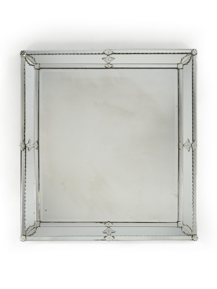 Large Art Deco Venetian Mirror