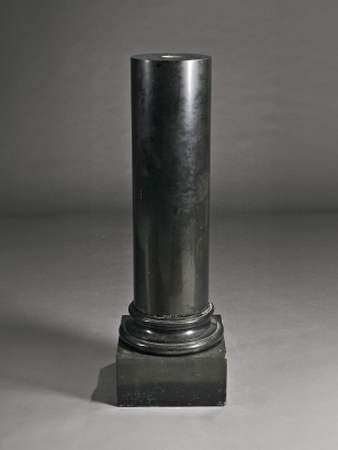 19th Century Ashford Black Marble Column
