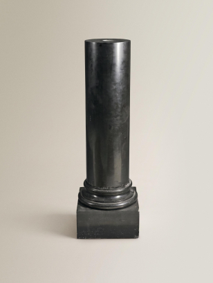 19th Century Ashford Black Marble Column