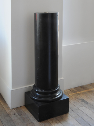 19th Century Ashford Black Marble Column