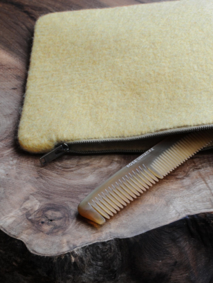 Felted Cashmere Pouch