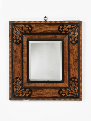 Renaissance Revival Marquetry Mirror