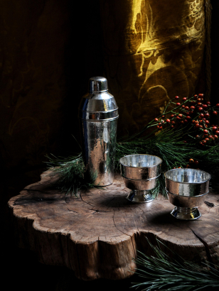 Sterling Silver Hammered Goblet