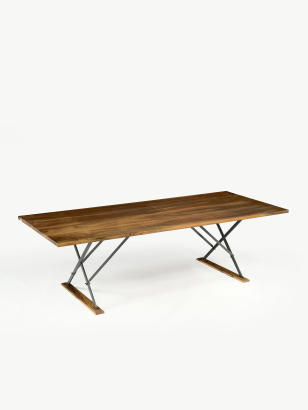 Medium Walnut Drapers Table