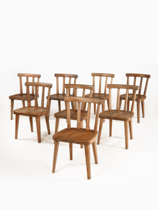 Set of Eight Utö Dining Chairs
