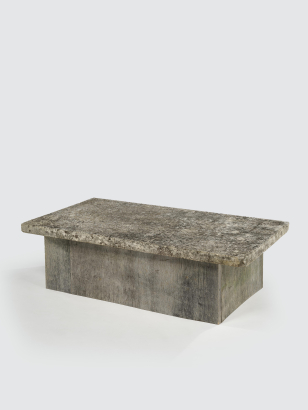 Large Portland Stone Slab Coffee Table