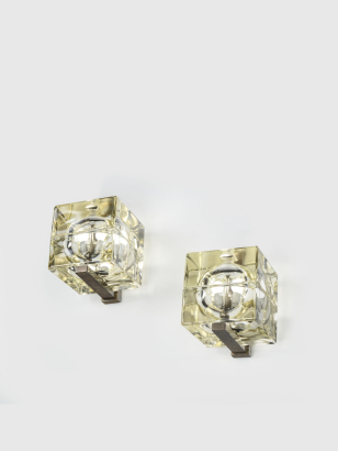 Pair of Cubosfera Wall Lights