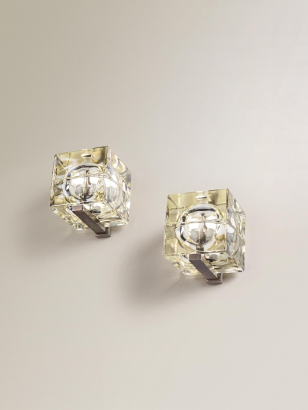 Pair of Cubosfera Wall Lights