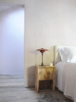 Chamfered Bedside Cabinet