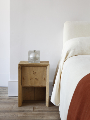 Chamfered Bedside Cabinet