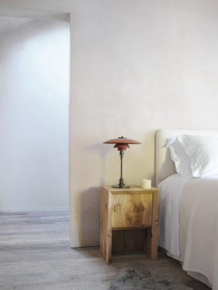 Chamfered Bedside Cabinet