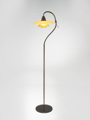 Early '3/2' 'Questions Mark' Floor Lamp