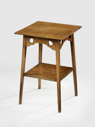 Arts & Crafts Oak Side Table
