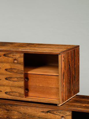Robert Heritage Rosewood Veneer Sideboard Cabinet