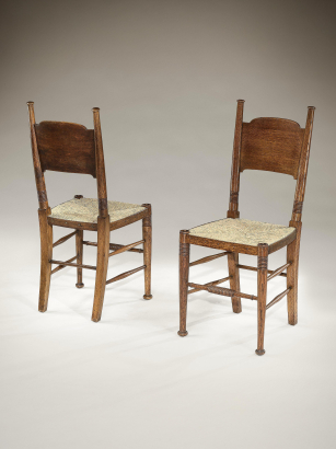 Arts & Crafts Six Piece Dining Set by William Birch