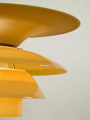 Pair of 'Four Shade Pendants' by Poul Henningsen