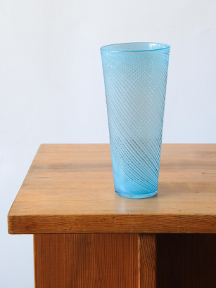 Tall Murano Bucket Vase