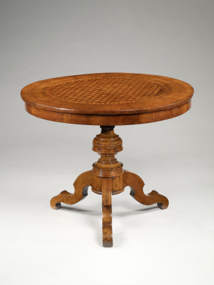 Italian Empire Parquetry Centre Table