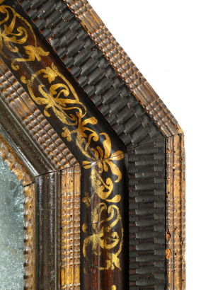 Mid 17th Century 'Ripple Frame' Neopolitan Mirror