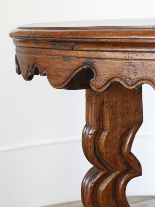 17th Century Lombardy Oval Centre Table