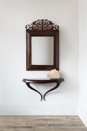 Italian Rosewood Console Table