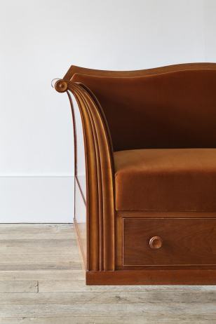 Danish Sofa with Drawers