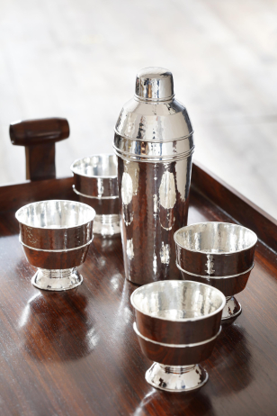 Sterling Silver Hammered Goblet