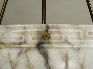 Art Deco Alabaster Pendant