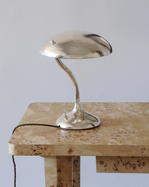 Silver Desk Lamp