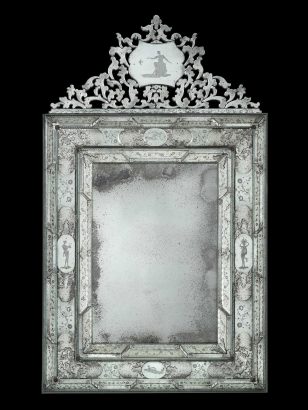 Large Late 19th Century Venetian Mirror