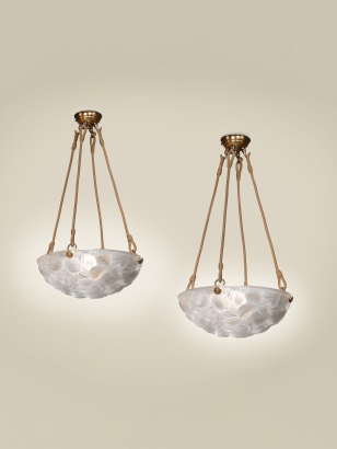 Pair of Art Deco 'Lausanne' Plafonniers Pair of Art Deco 'Lausanne' Plafonniers