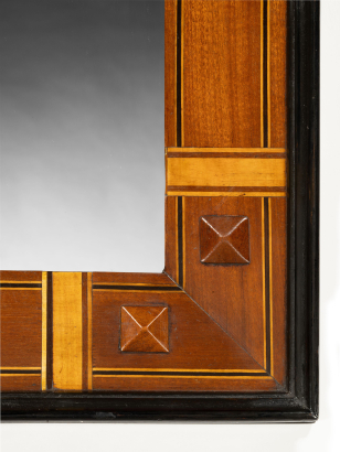 Pair of Italian Parquetry Mirrors