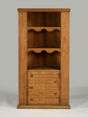 Rare Sandhamn Pine Corner Cabinet