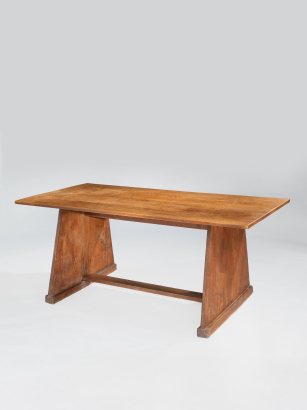 Arts & Crafts Oak Dining Table