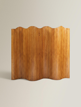 Art Deco 'Tambour' Pine Screen Art Deco 'Tambour' Pine Screen