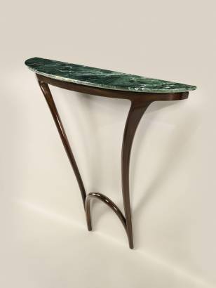 Marble & Mahogany Console