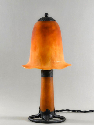 Art Nouveau Table Lamp by Daum