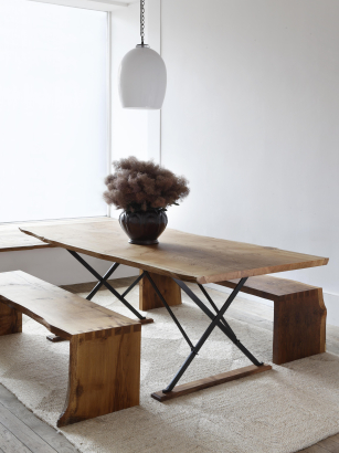 Limited Edition Waney Edge Oak Drapers Table