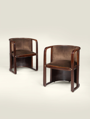 Pair of 'Buenos Aires' Secessionist Armchairs