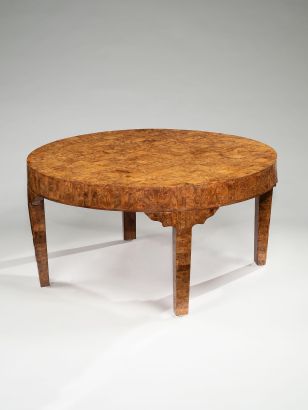 Yew Wood 'Sectioned' Coffee Table