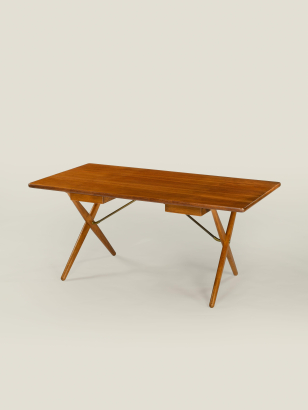 Rare 'Sawhorse' Desk by Hans Wegner Rare 'Sawhorse' Desk by Hans Wegner