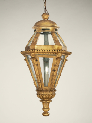 18th Century Tuscan Gilded Lantern